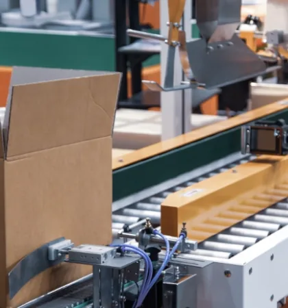 Machine vision system on packaging line for automated inspection and sorting