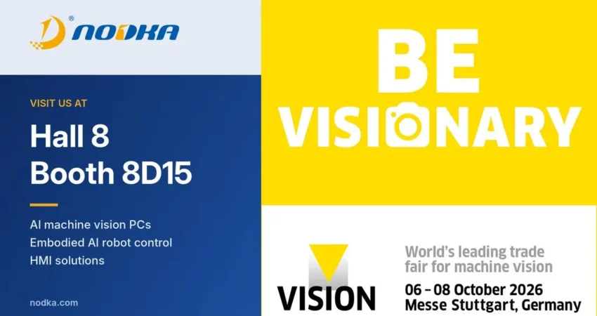 NODKA at VISION 2026 in Stuttgart, Hall 8 Booth 8D15
